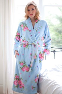 Grand Vintage Flora Grace Shawl Collar Robe